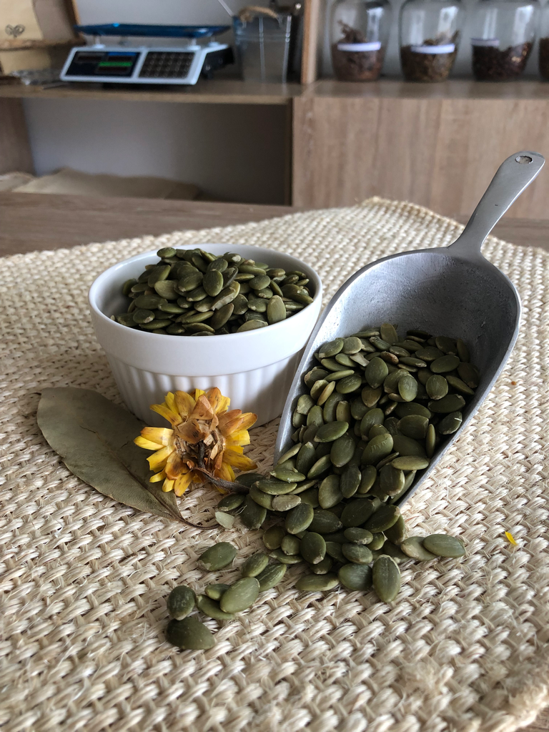 Semilla de calabaza cruda